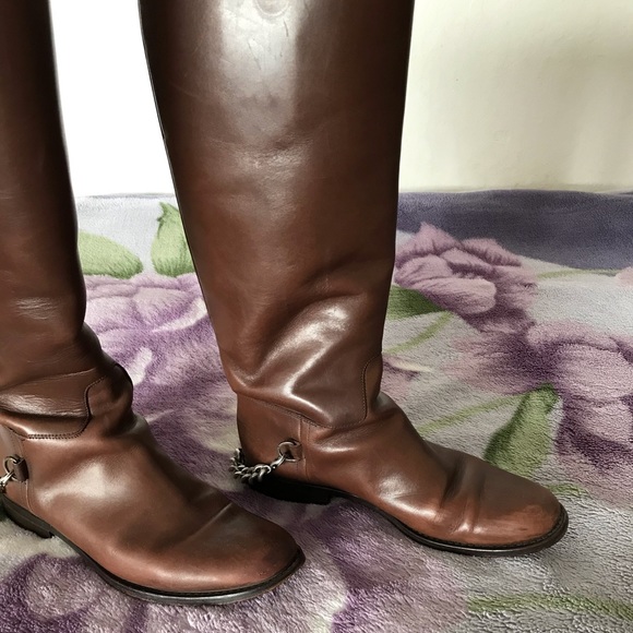 Hugo Boss Women’s Leather Riding Boots - Picture 8 of 11